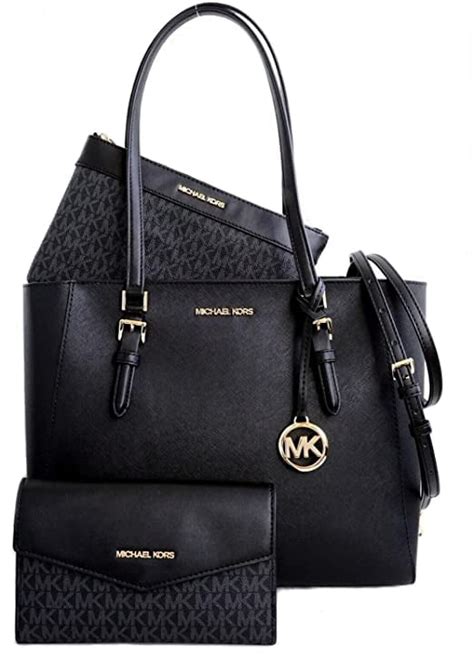 michael kors charlotte tote black